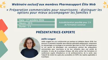 Les préparations commerciales pour nourrissons : comment guider les familles?